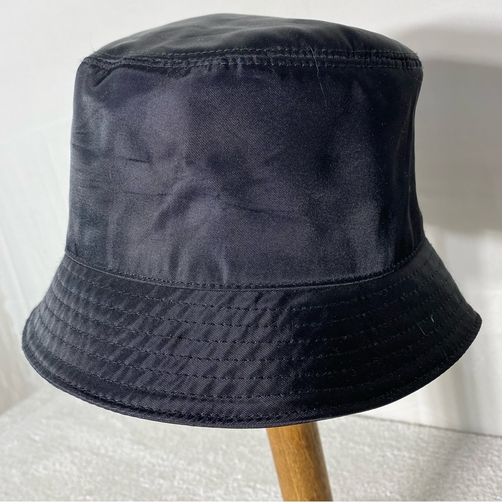 Prada Classic Black Re Nylon Bucket Hat M - Picture 11 of 13